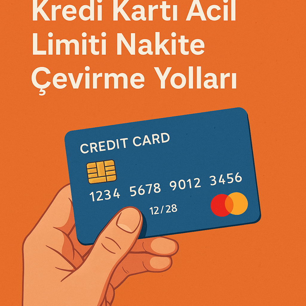 Kredi Kartı Acil Limiti Nakite Çevirme Yolları