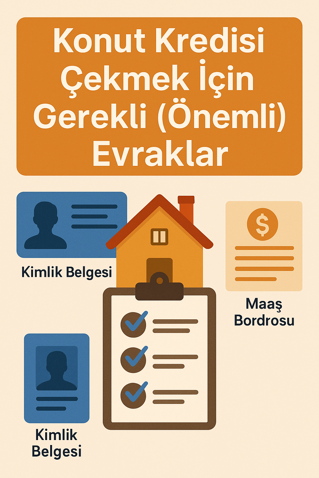 Konut kredisi çekmek için gerekli (Önemli) evraklar