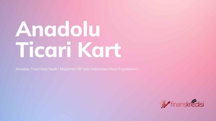 Anadolu Ticari Kart Nedir? Müşteriler BP’deki İndirimden Nasıl Faydalanır?