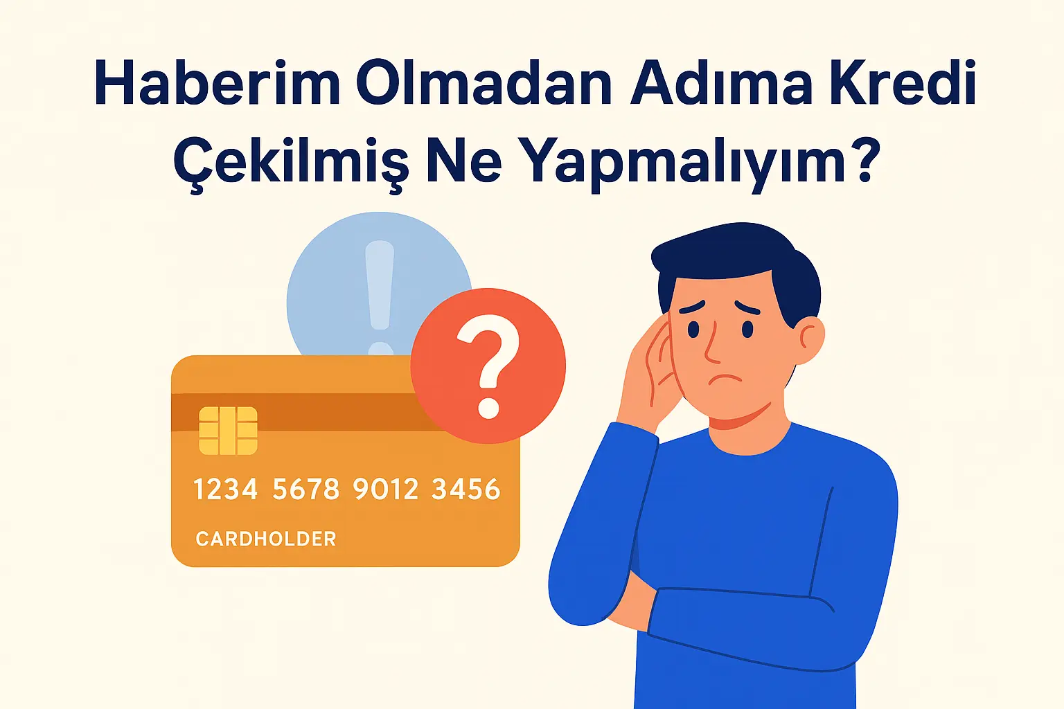 Haberim Olmadan Adıma Kredi Çekilmiş Ne Yapmalıyım?